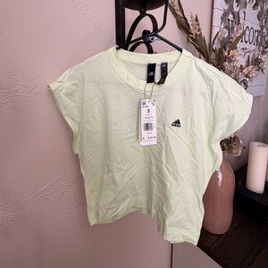 Adidas Green Cropped Tee. A little darker than what the picture shows.